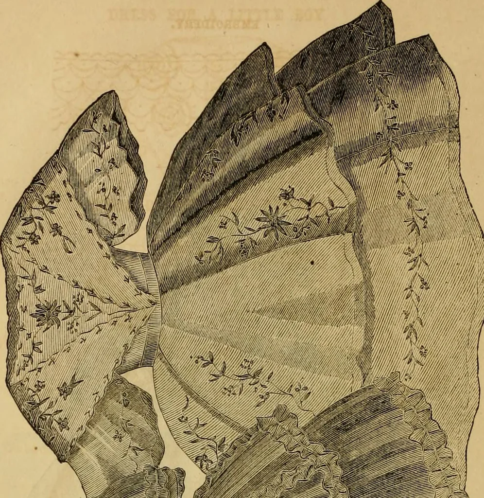 An illustration from Godey's lady's book 1861 Jan -June; Jul - Dec, 1861, leaf 122