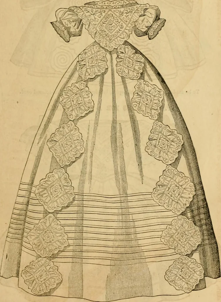 An illustration from Godey's lady's book 1861 Jan -June; Jul - Dec, 1861, leaf 123