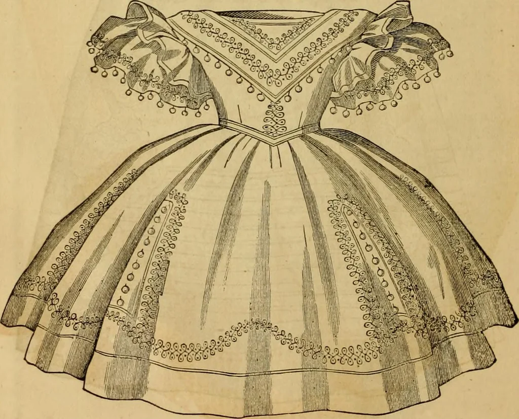 An illustration from Godey's lady's book 1861 Jan -June; Jul - Dec, 1861, leaf 124