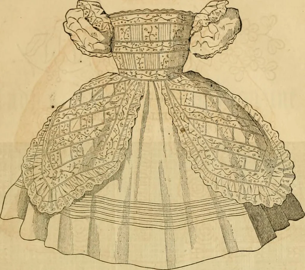 An illustration from Godey's lady's book 1861 Jan -June; Jul - Dec, 1861, leaf 125