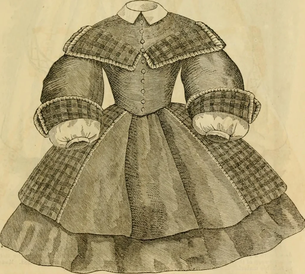 An illustration from Godey's lady's book 1861 Jan -June; Jul - Dec, 1861, leaf 19