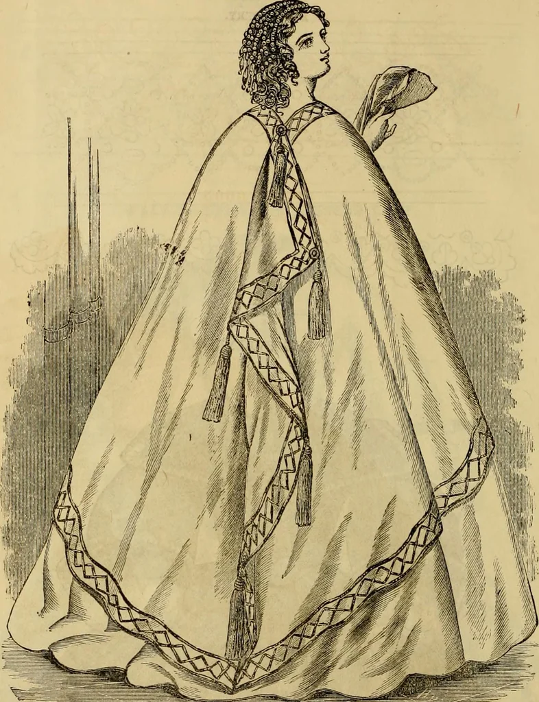 An illustration from Godey's lady's book 1861 Jan -June; Jul - Dec, 1861, leaf 20