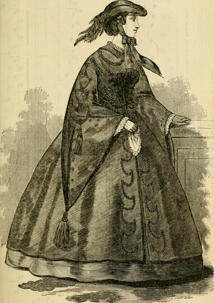 An illustration from Godey's lady's book 1861 Jan -June; Jul - Dec, 1861, leaf 219