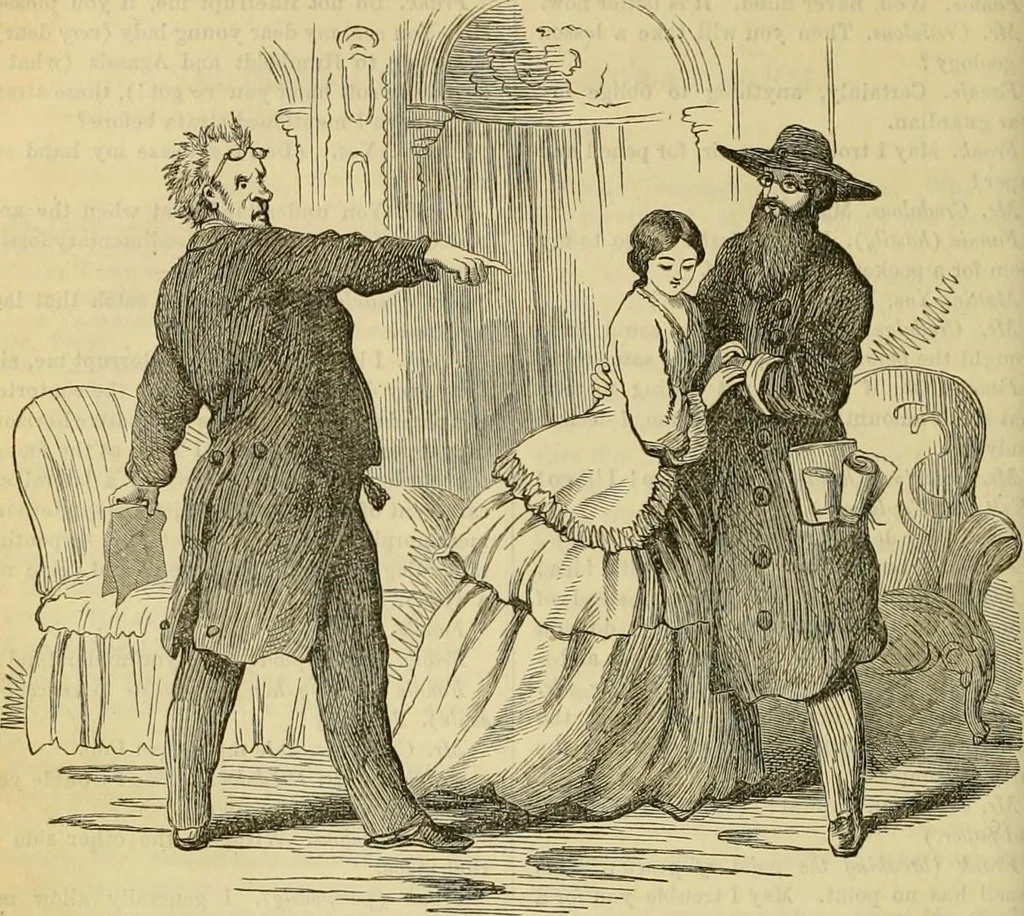 An illustration from Godey's lady's book 1861 Jan -June; Jul - Dec, 1861, leaf 250