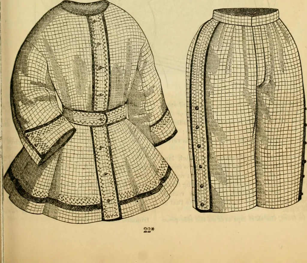 An illustration from Godey's lady's book 1861 Jan -June; Jul - Dec, 1861, leaf 283