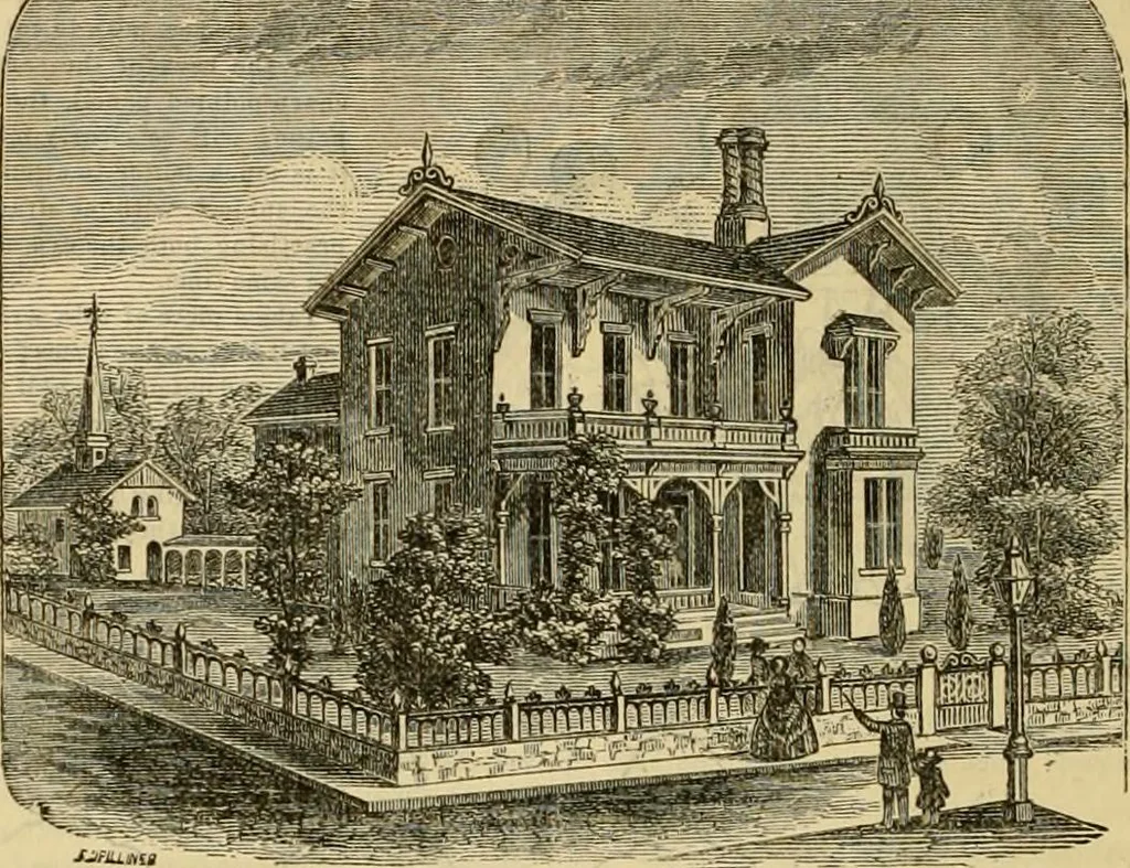 An illustration from Godey's lady's book 1861 Jan -June; Jul - Dec, 1861, leaf 308