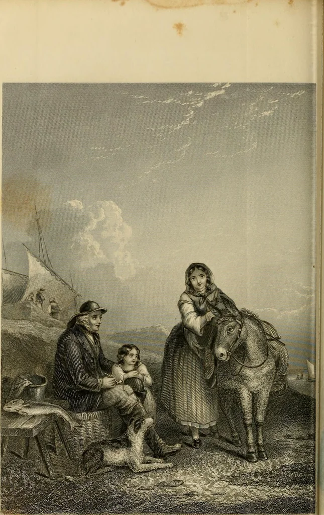 An illustration from Godey's lady's book 1861 Jan -June; Jul - Dec, 1861, leaf 316