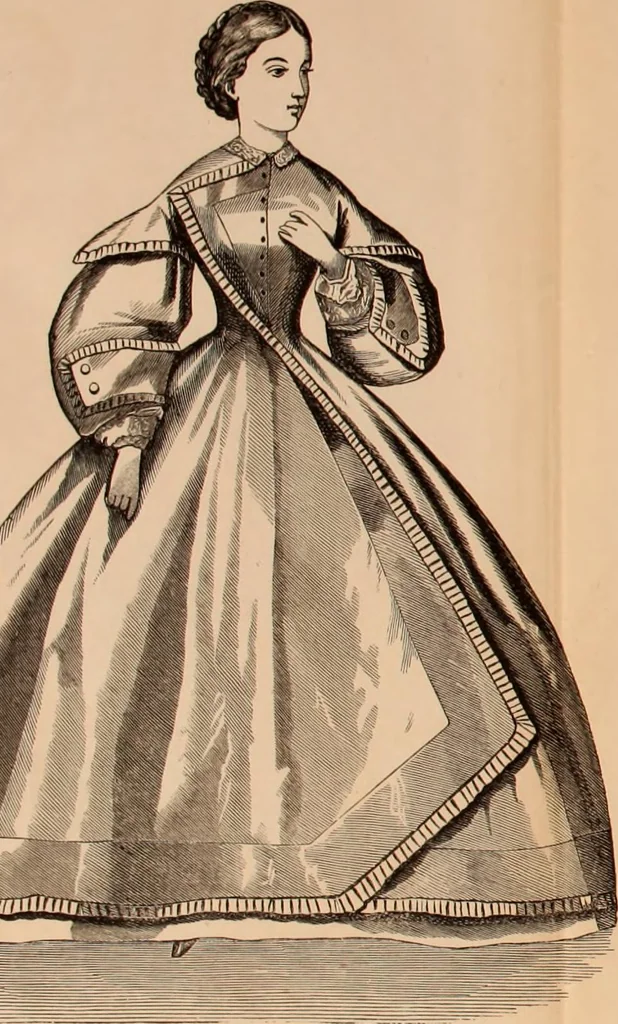 An illustration from Godey's lady's book 1861 Jan -June; Jul - Dec, 1861, leaf 319