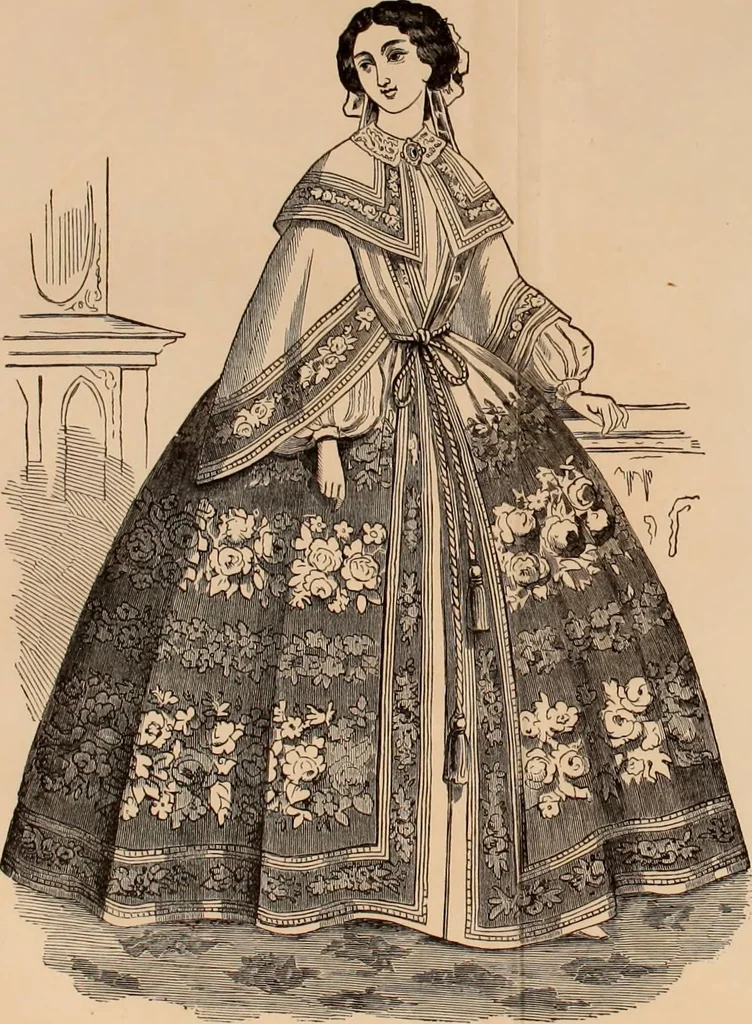 An illustration from Godey's lady's book 1861 Jan -June; Jul - Dec, 1861, leaf 319