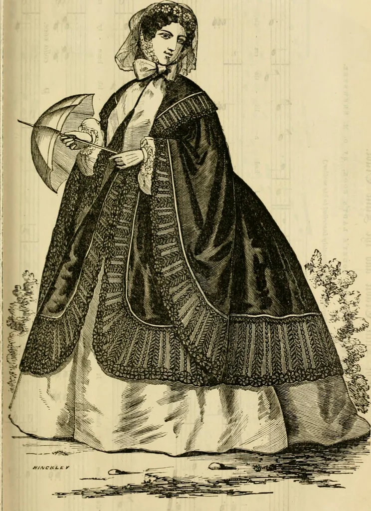 An illustration from Godey's lady's book 1861 Jan -June; Jul - Dec, 1861, leaf 321