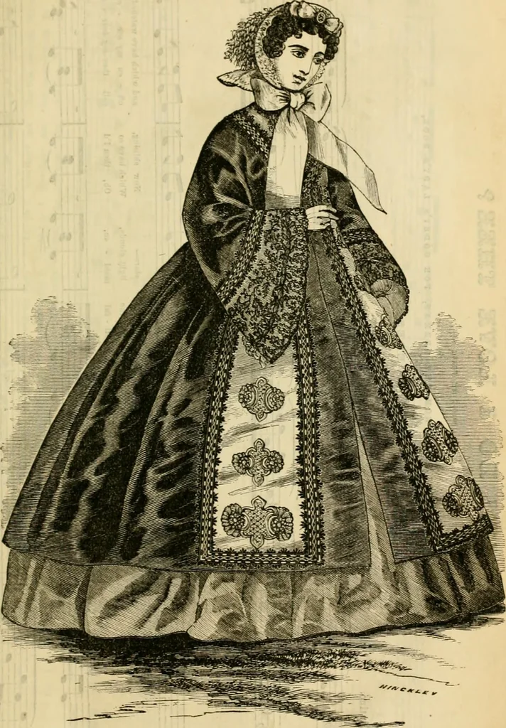 An illustration from Godey's lady's book 1861 Jan -June; Jul - Dec, 1861, leaf 425
