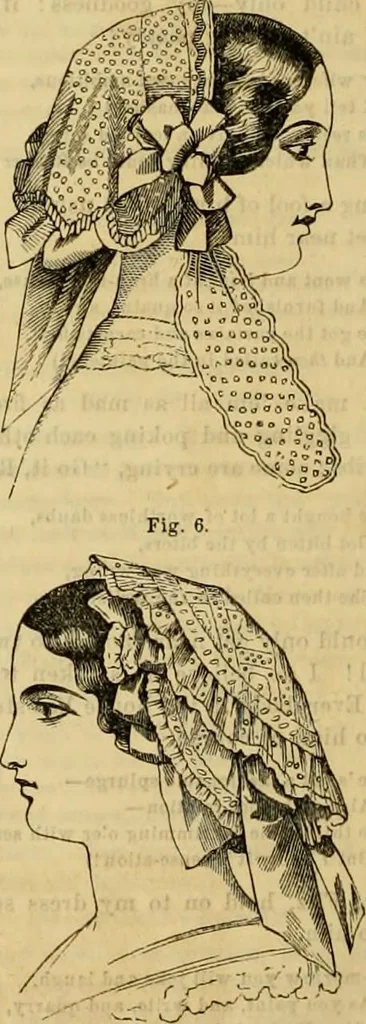 An illustration from Godey's lady's book 1861 Jan -June; Jul - Dec, 1861, leaf 482