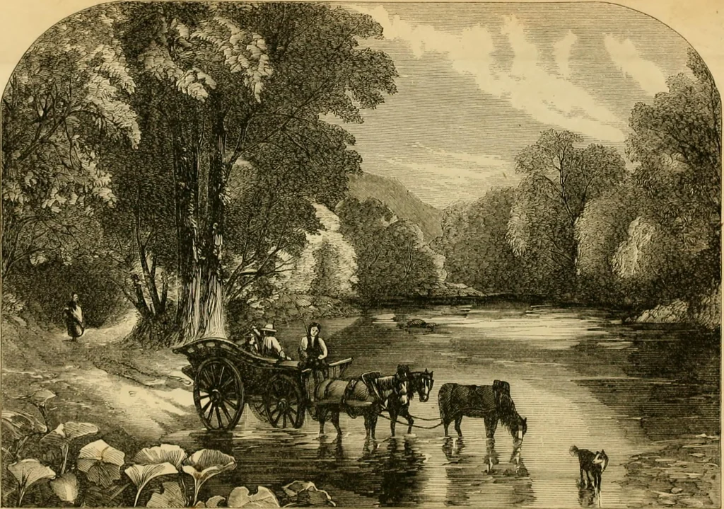 An illustration from Godey's lady's book 1861 Jan -June; Jul - Dec, 1861, leaf 523