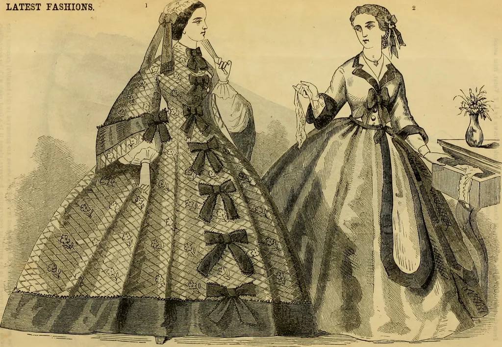 An illustration from Godey's lady's book 1861 Jan -June; Jul - Dec, 1861, leaf 526