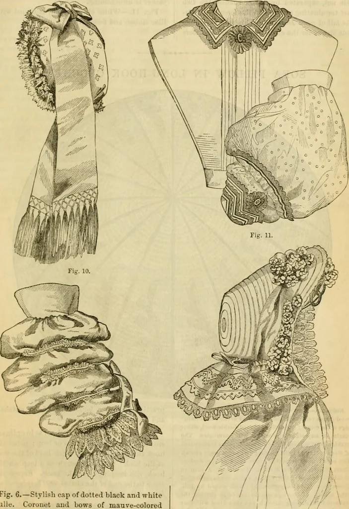 An illustration from Godey's lady's book 1861 Jan -June; Jul - Dec, 1861, leaf 585