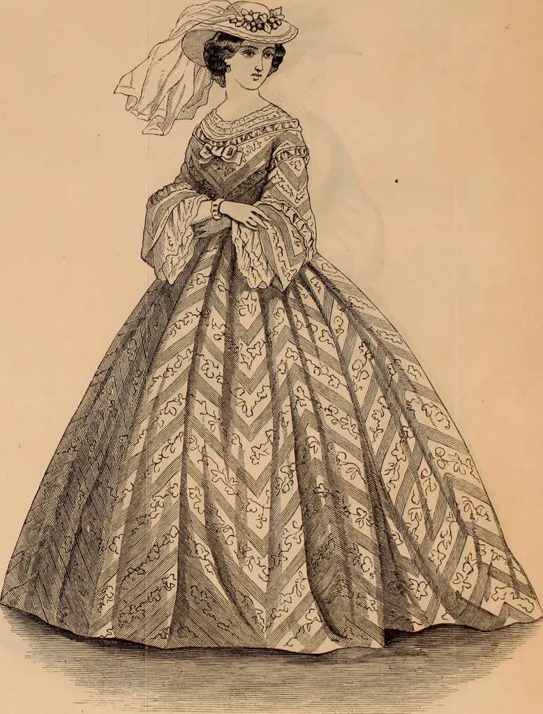 An illustration from Godey's lady's book 1861 Jan -June; Jul - Dec, 1861, leaf 639
