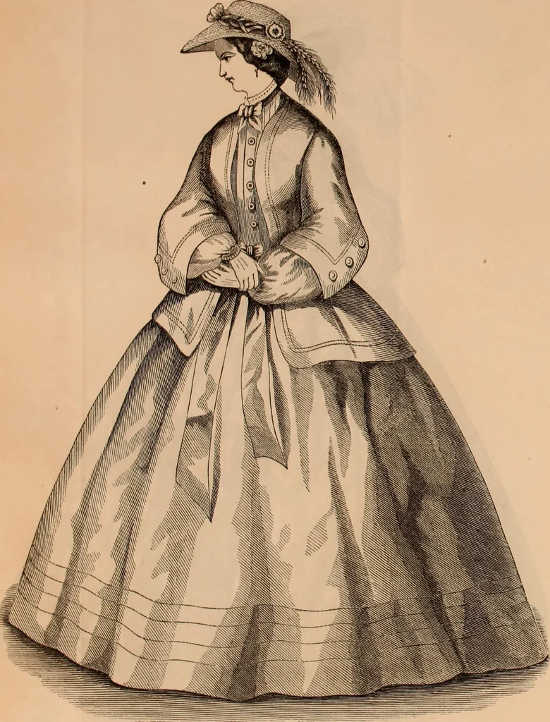 An illustration from Godey's lady's book 1861 Jan -June; Jul - Dec, 1861, leaf 640