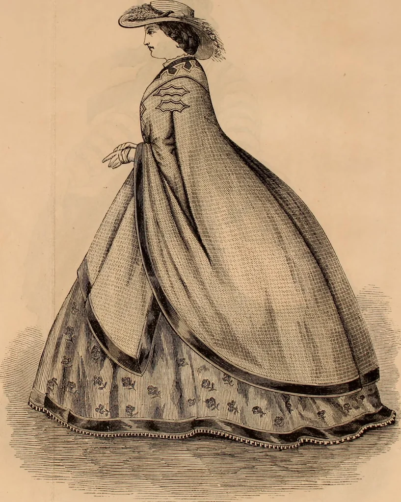 An illustration from Godey's lady's book 1861 Jan -June; Jul - Dec, 1861, leaf 640