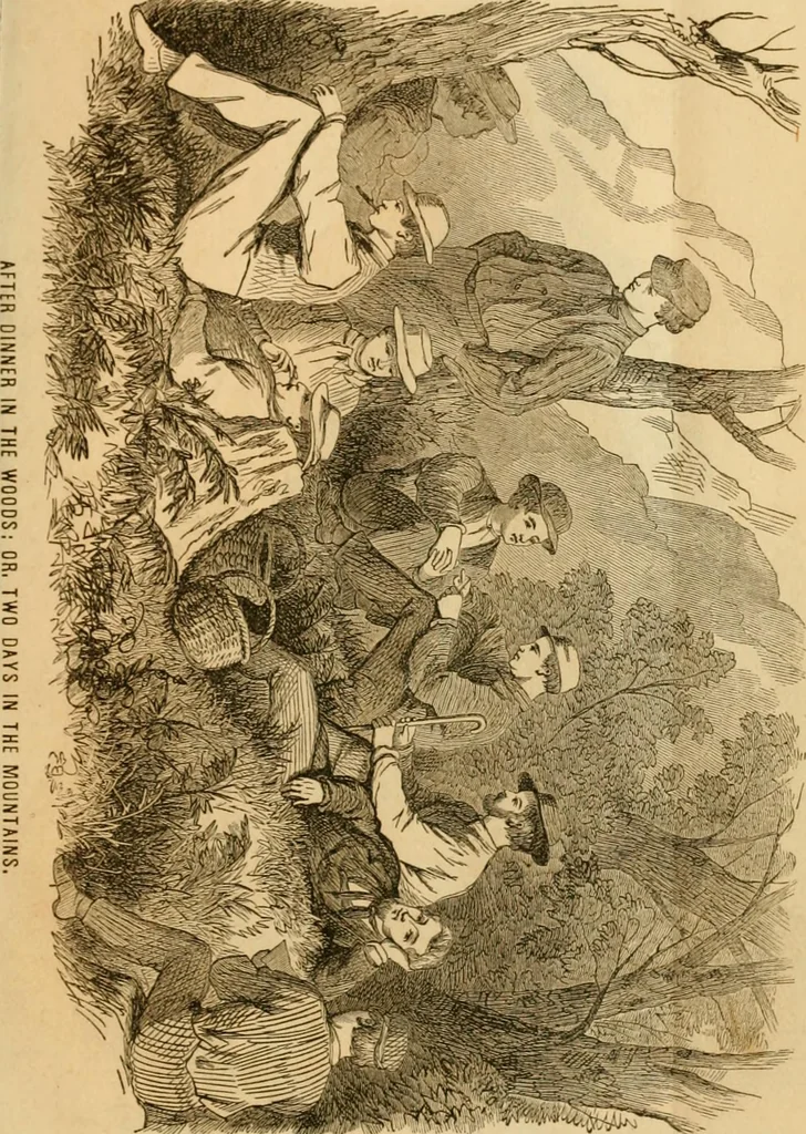 An illustration from Godey's lady's book 1861 Jan -June; Jul - Dec, 1861, leaf 641