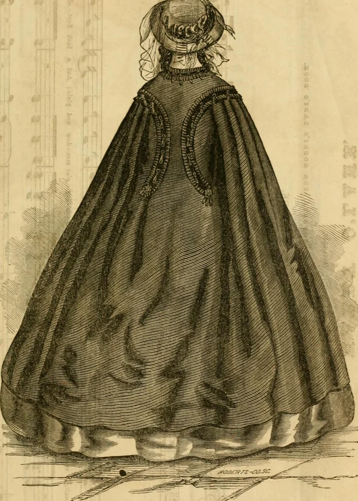 An illustration from Godey's lady's book 1861 Jan -June; Jul - Dec, 1861, leaf 643