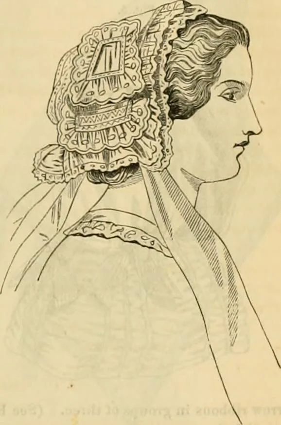 An illustration from Godey's lady's book 1861 Jan -June; Jul - Dec, 1861, leaf 707