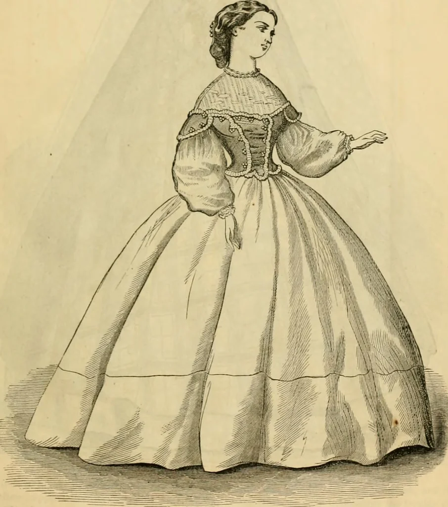 An illustration from Godey's lady's book 1861 Jan -June; Jul - Dec, 1861, leaf 745