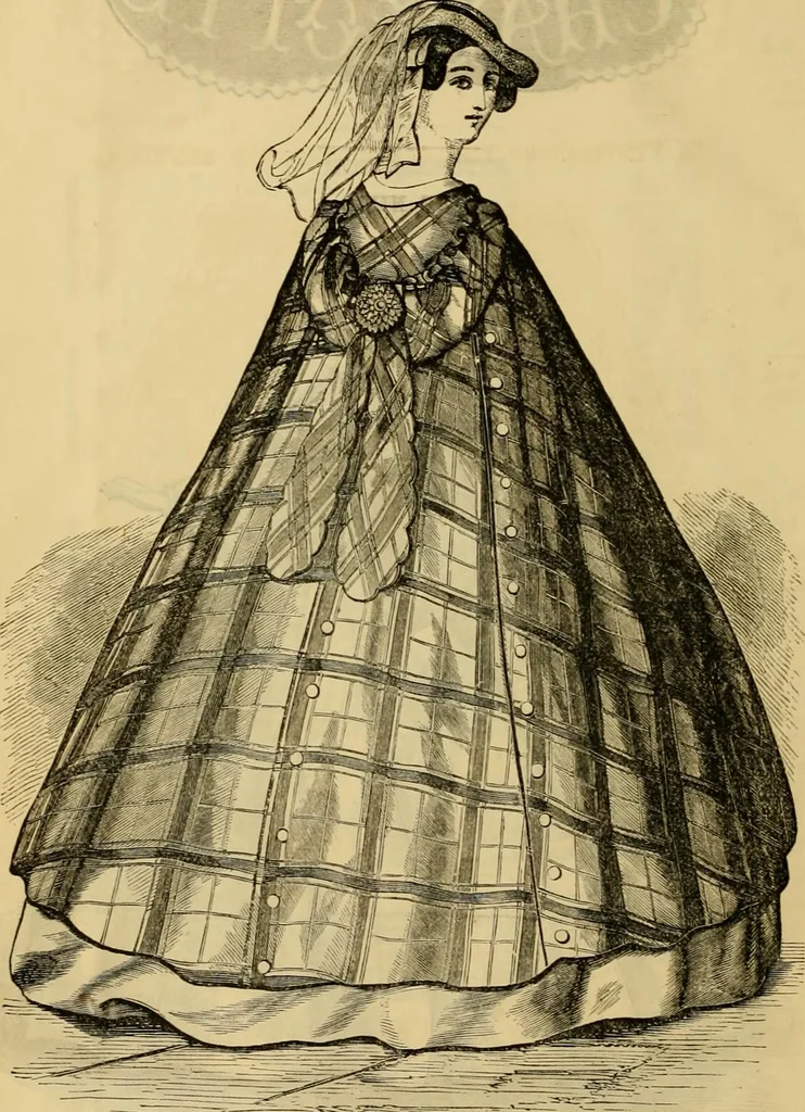 An illustration from Godey's lady's book 1861 Jan -June; Jul - Dec, 1861, leaf 746