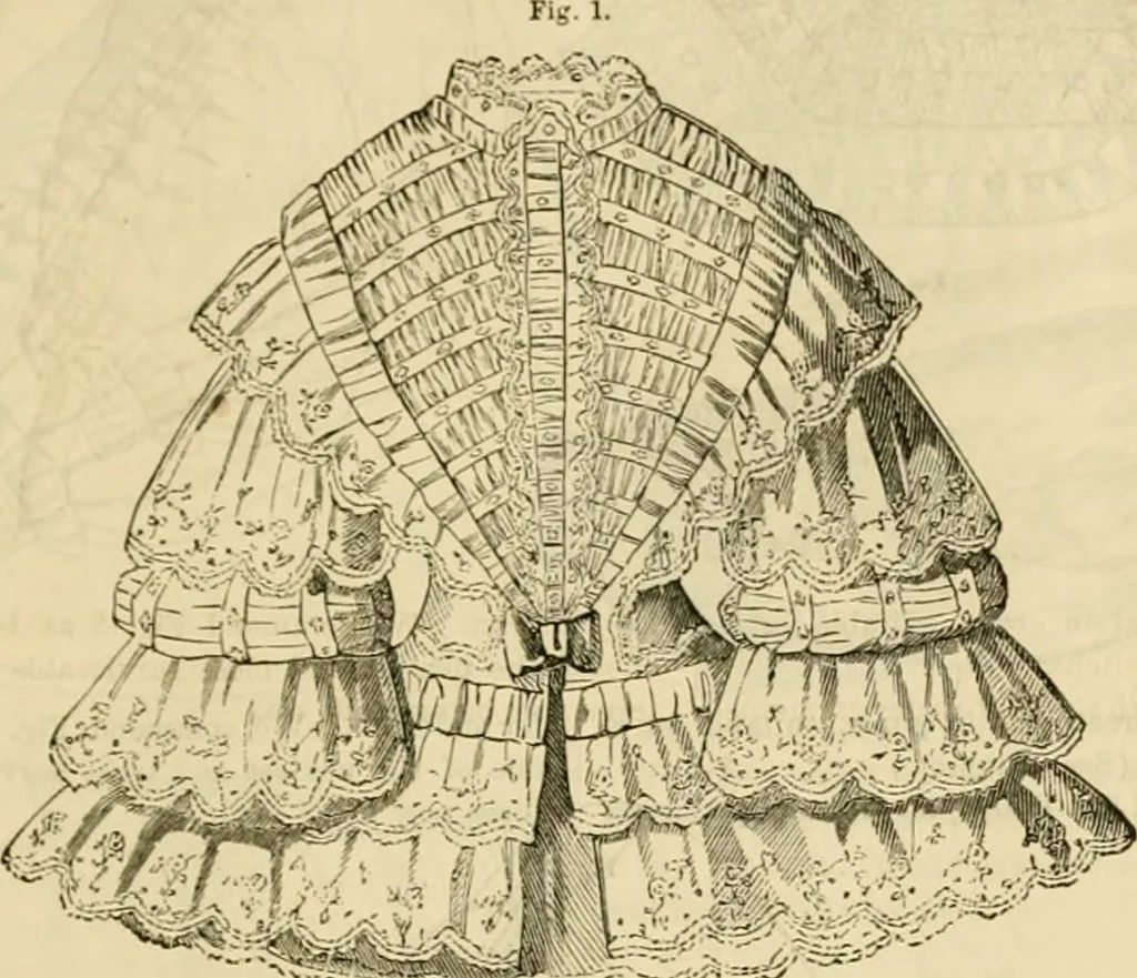 An illustration from Godey's lady's book 1861 Jan -June; Jul - Dec, 1861, leaf 801