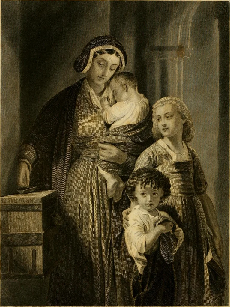An illustration from Godey's lady's book 1861 Jan -June; Jul - Dec, 1861, leaf 826
