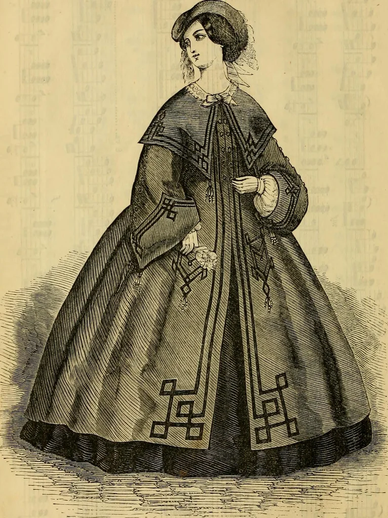 An illustration from Godey's lady's book 1861 Jan -June; Jul - Dec, 1861, leaf 832