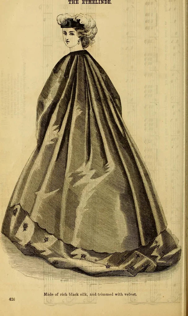 An illustration from Godey's lady's book 1862 Jan -June; Jul - Dec, 1862, leaf 1038