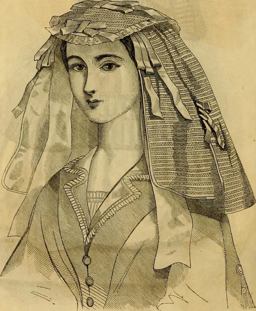 An illustration from Godey's lady's book 1862 Jan -June; Jul - Dec, 1862, leaf 1142
