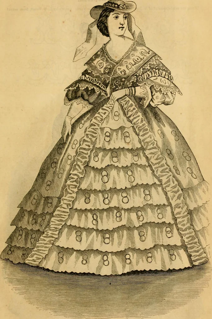 An illustration from Godey's lady's book 1862 Jan -June; Jul - Dec, 1862, leaf 117