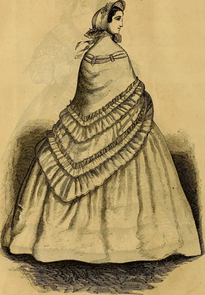 An illustration from Godey's lady's book 1862 Jan -June; Jul - Dec, 1862, leaf 118