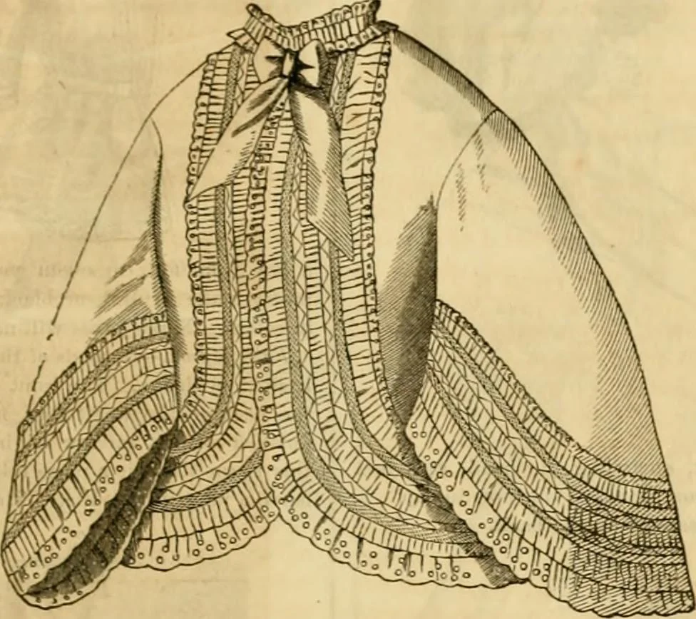 An illustration from Godey's lady's book 1862 Jan -June; Jul - Dec, 1862, leaf 1201