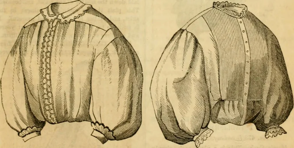 An illustration from Godey's lady's book 1862 Jan -June; Jul - Dec, 1862, leaf 1201