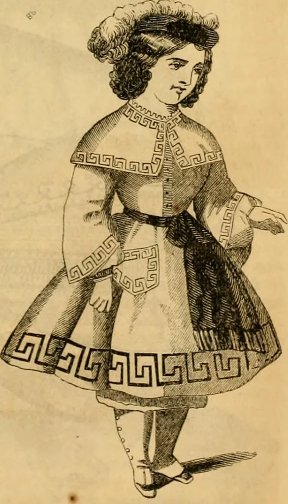 An illustration from Godey's lady's book 1862 Jan -June; Jul - Dec, 1862, leaf 179