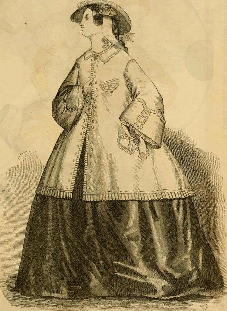 An illustration from Godey's lady's book 1862 Jan -June; Jul - Dec, 1862, leaf 19