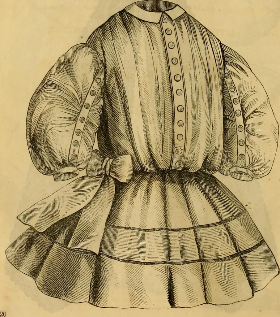 An illustration from Godey's lady's book 1862 Jan -June; Jul - Dec, 1862, leaf 22
