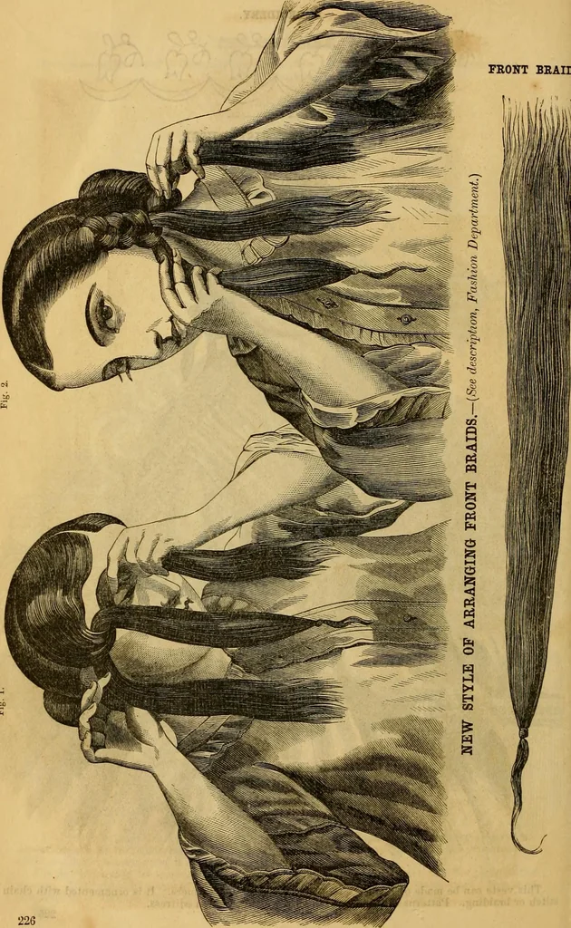 An illustration from Godey's lady's book 1862 Jan -June; Jul - Dec, 1862, leaf 220