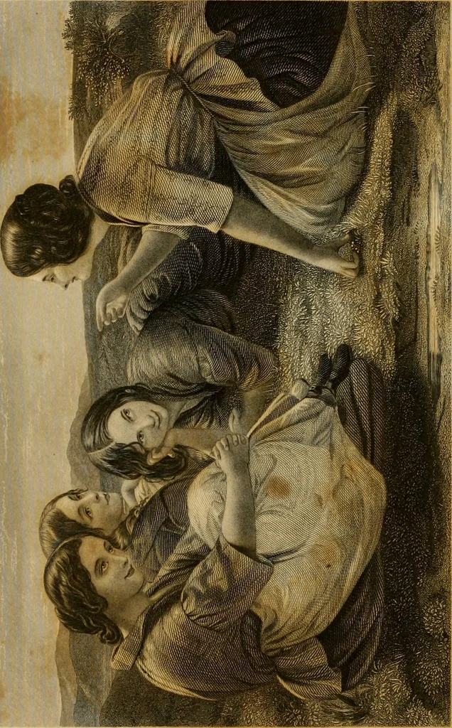 An illustration from Godey's lady's book 1862 Jan -June; Jul - Dec, 1862, leaf 308