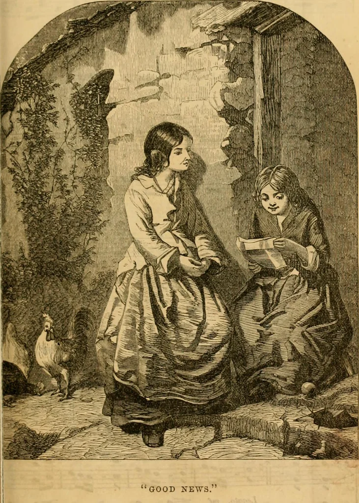 An illustration from Godey's lady's book 1862 Jan -June; Jul - Dec, 1862, leaf 311