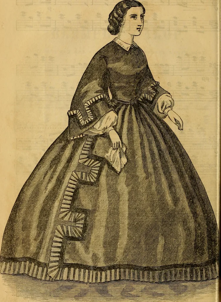 An illustration from Godey's lady's book 1862 Jan -June; Jul - Dec, 1862, leaf 314