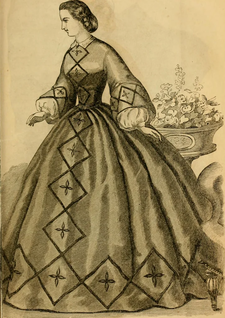 An illustration from Godey's lady's book 1862 Jan -June; Jul - Dec, 1862, leaf 315