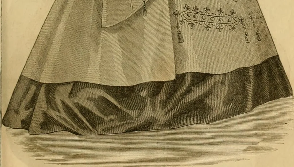 An illustration from Godey's lady's book 1862 Jan -June; Jul - Dec, 1862, leaf 417
