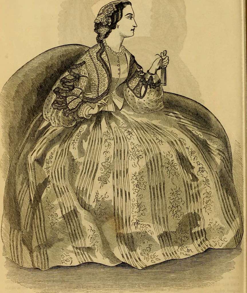 An illustration from Godey's lady's book 1862 Jan -June; Jul - Dec, 1862, leaf 422