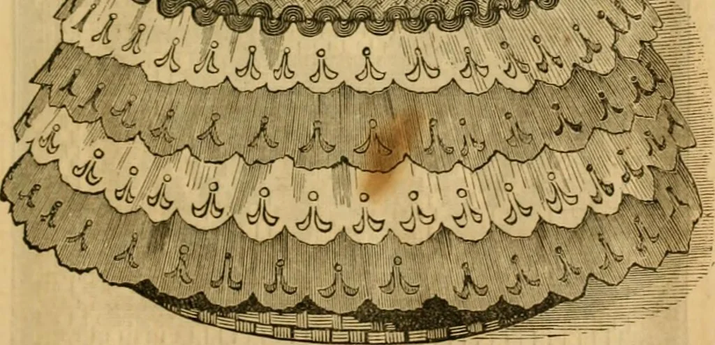 An illustration from Godey's lady's book 1862 Jan -June; Jul - Dec, 1862, leaf 425