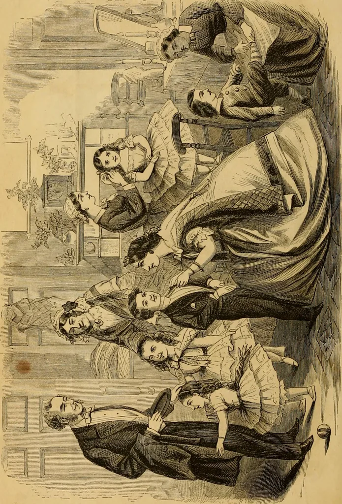 An illustration from Godey's lady's book 1862 Jan -June; Jul - Dec, 1862, leaf 514