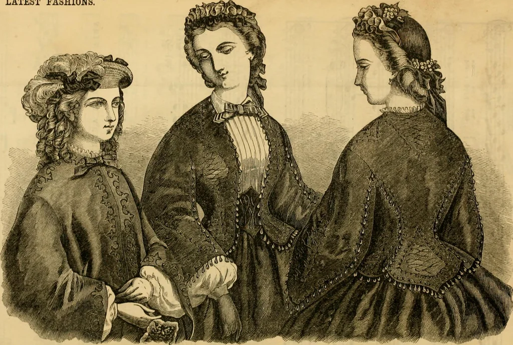 An illustration from Godey's lady's book 1862 Jan -June; Jul - Dec, 1862, leaf 515