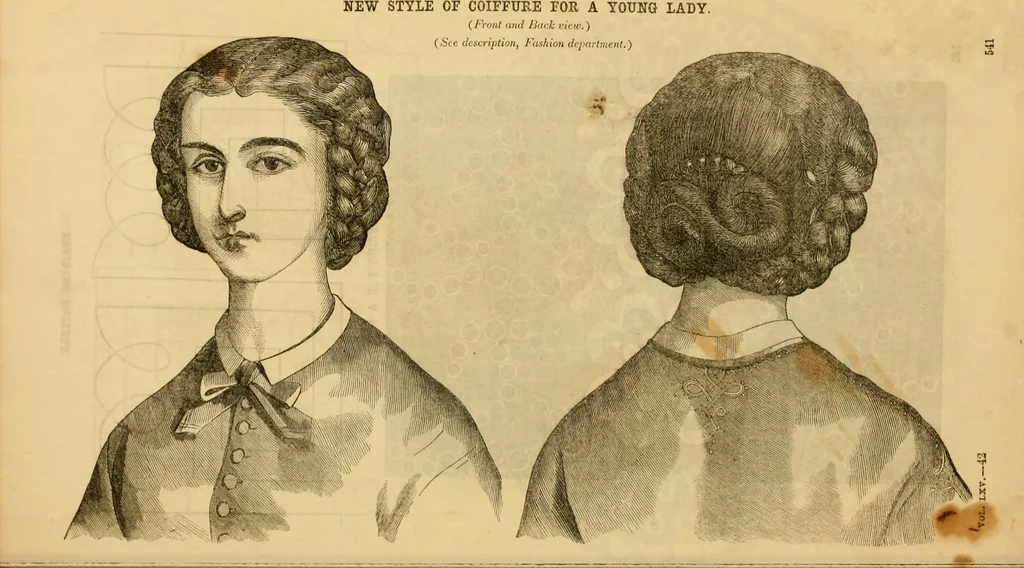 An illustration from Godey's lady's book 1862 Jan -June; Jul - Dec, 1862, leaf 527
